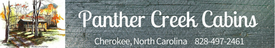 Logo Panther Creek Cabin Rentals Great Smokey mountains